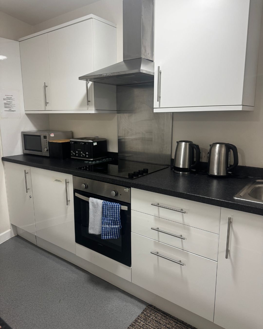 One of The Norton's two fully equipped communal kitchens.